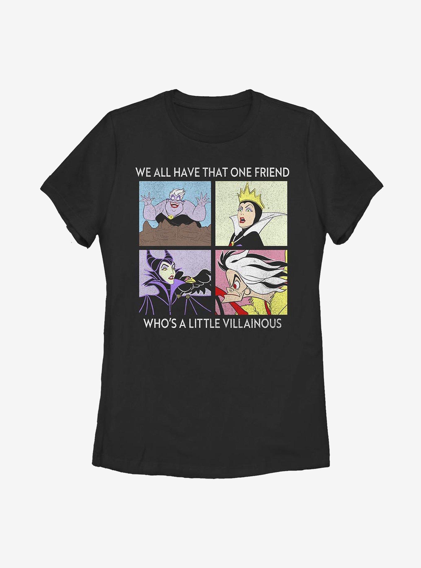 Disney Villains That One Friend Redux Womens T-Shirt, , hi-res