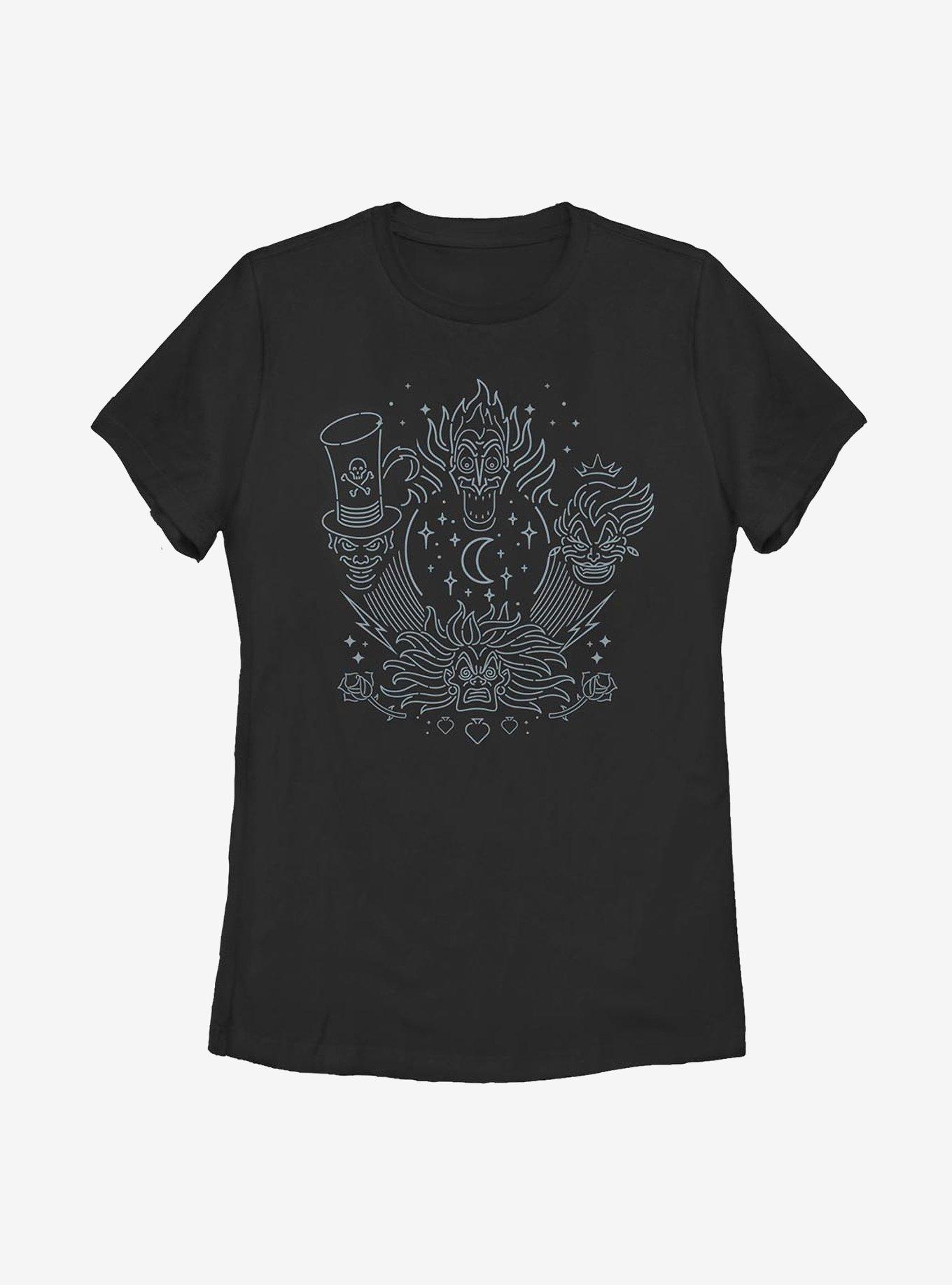 Disney Villains Geo Line Womens T-Shirt, , hi-res