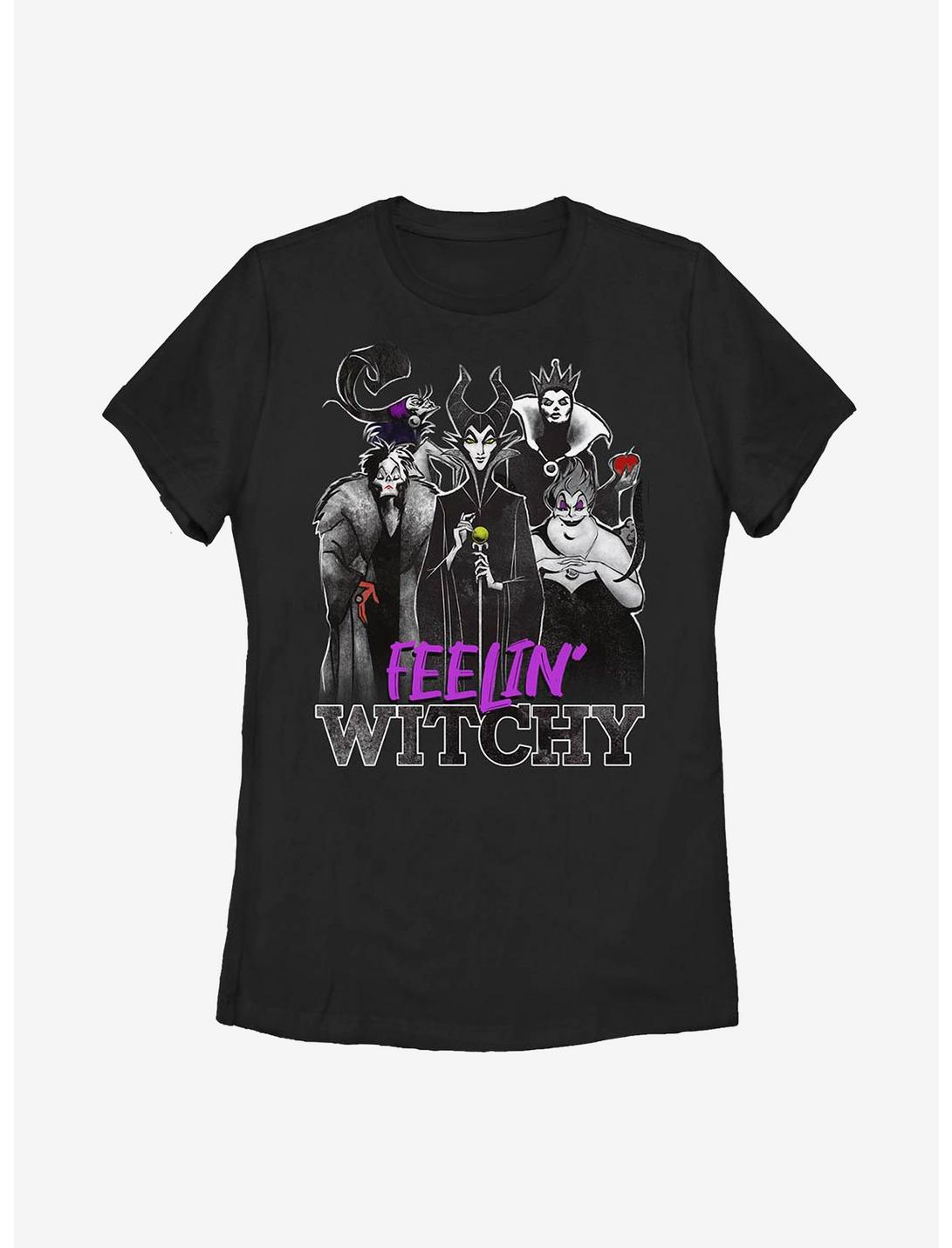 Disney Villains Witches Womens T-Shirt, BLACK, hi-res