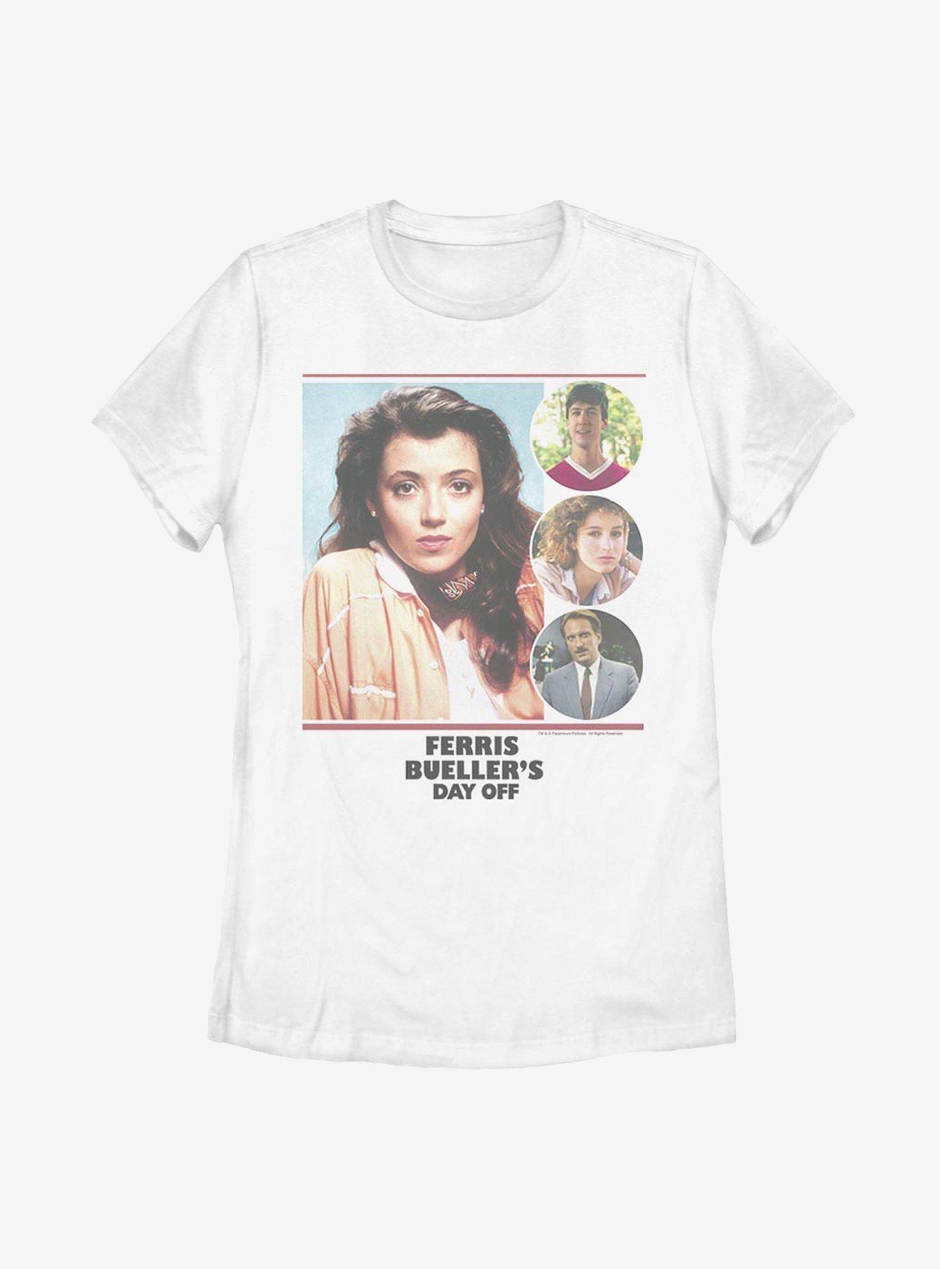 Ferris Bueller's Day Off Ferris Girls Womens T-Shirt, WHITE, hi-res