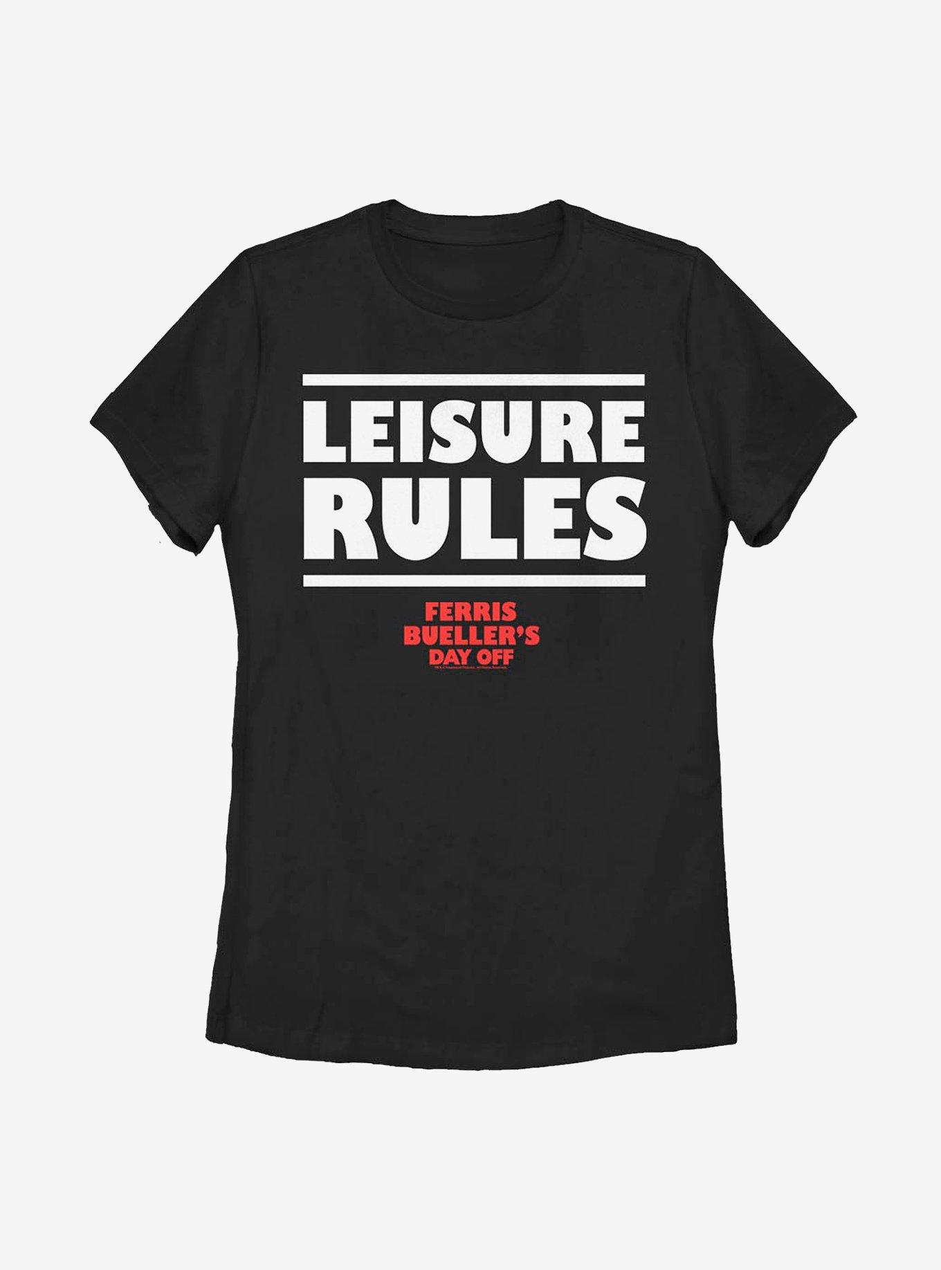 Ferris Bueller's Day Off Leisure Is Rad Womens T-Shirt, , hi-res