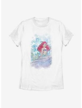 Disney The Little Mermaid Watercolor Splash Womens T-Shirt, , hi-res