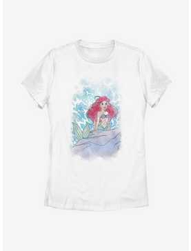 Disney The Little Mermaid Watercolor Splash Womens T-Shirt, , hi-res