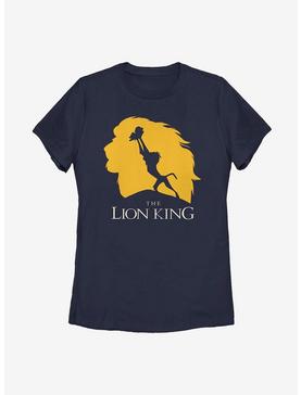 Disney The Lion King Baby Simba Silhouette Womens T-Shirt, NAVY, hi-res
