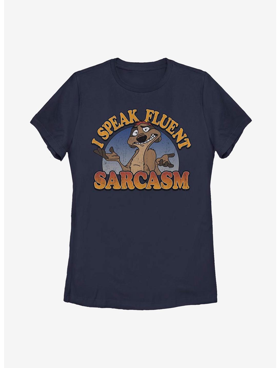 Disney The Lion King Sarcasm Womens T-Shirt, NAVY, hi-res