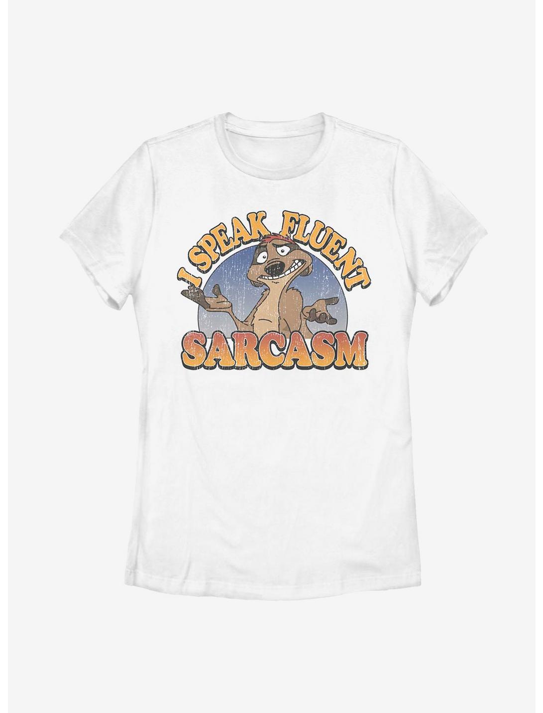 Disney The Lion King Sarcasm Womens T-Shirt, WHITE, hi-res
