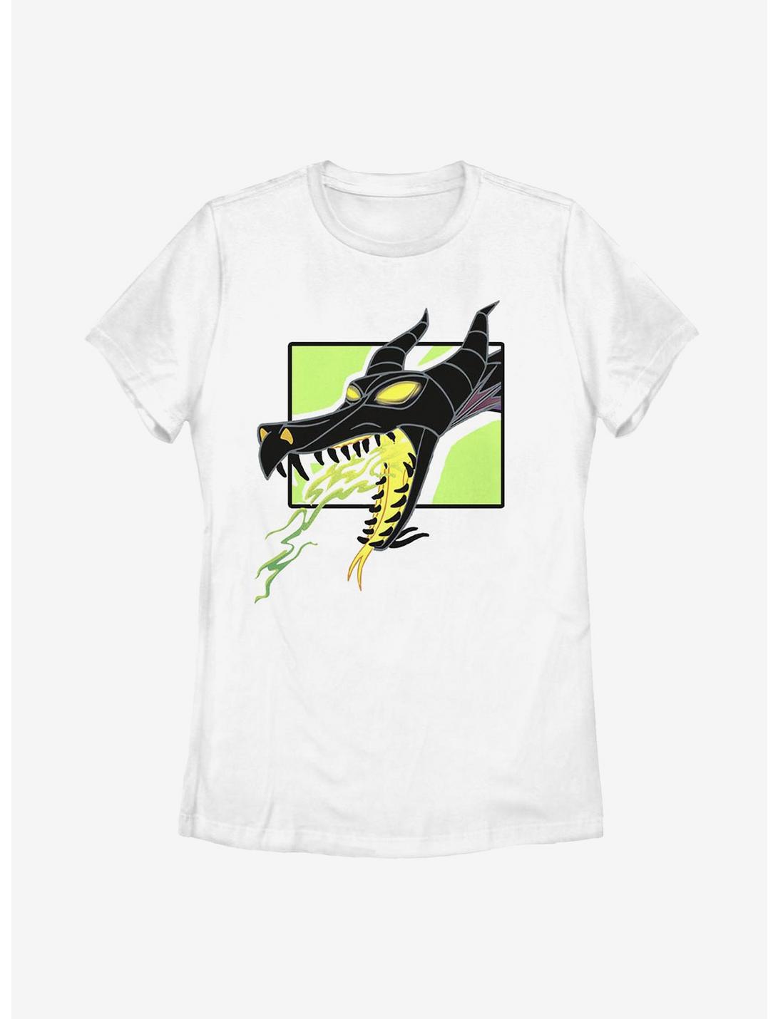 Disney Maleficent Dragon Breath Womens T-Shirt, WHITE, hi-res