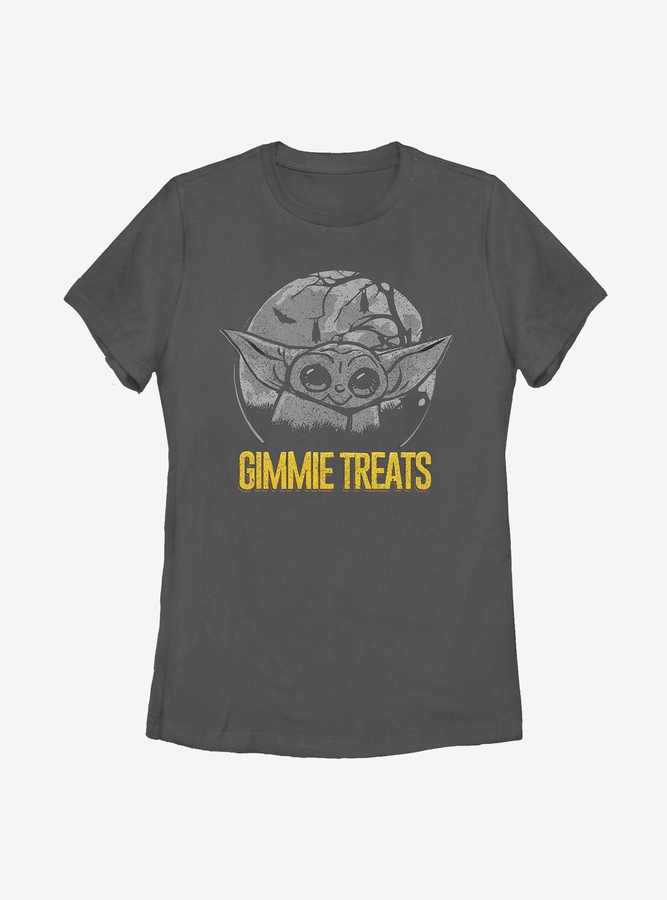 Star Wars The Mandalorian Gimme Treats The Child Womens T-Shirt, BLACK, hi-res