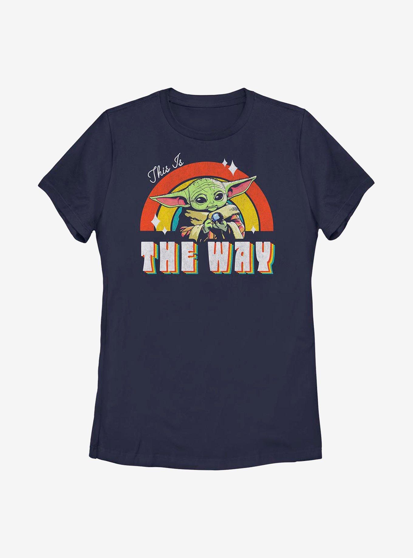 Star Wars The Mandalorian The Way Womens T-Shirt, NAVY, hi-res