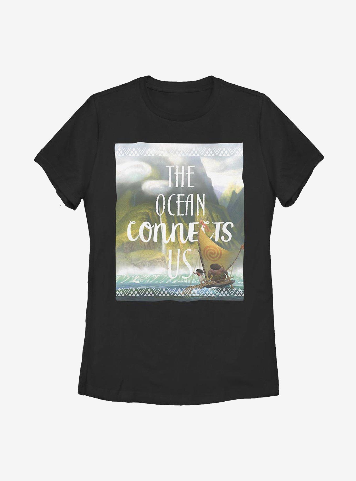 Disney Moana Connects Us Womens T-Shirt, , hi-res