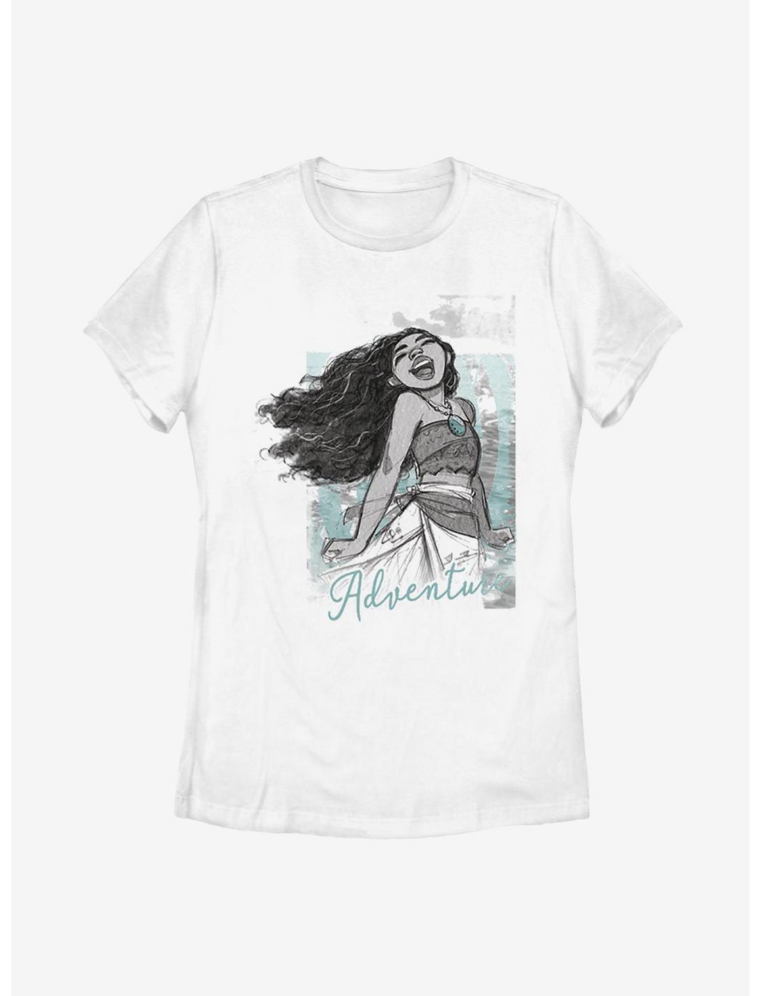 Disney Moana Joyful Womens T-Shirt, WHITE, hi-res