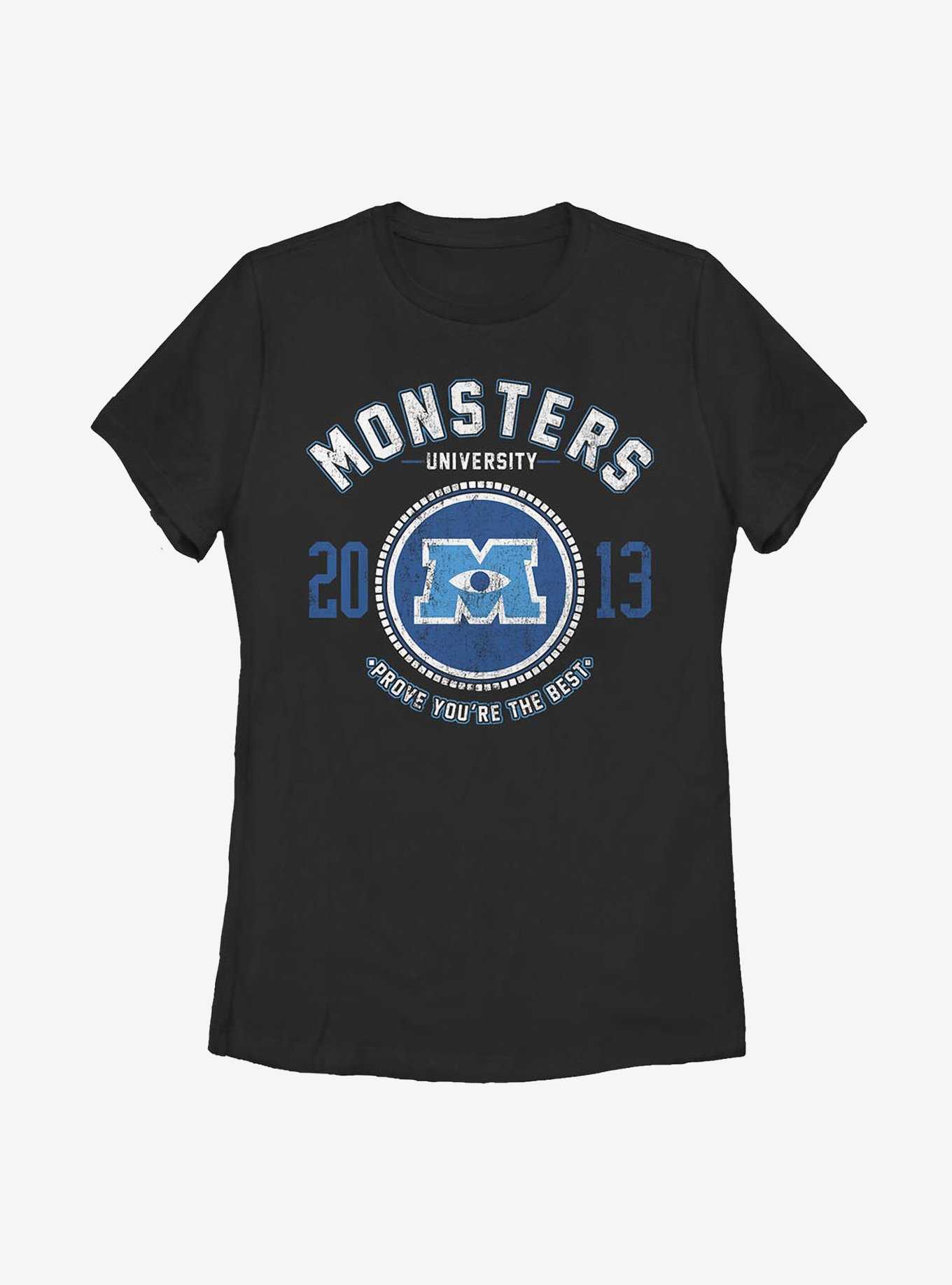 Disney Pixar Monsters University Badge Womens T-Shirt, , hi-res