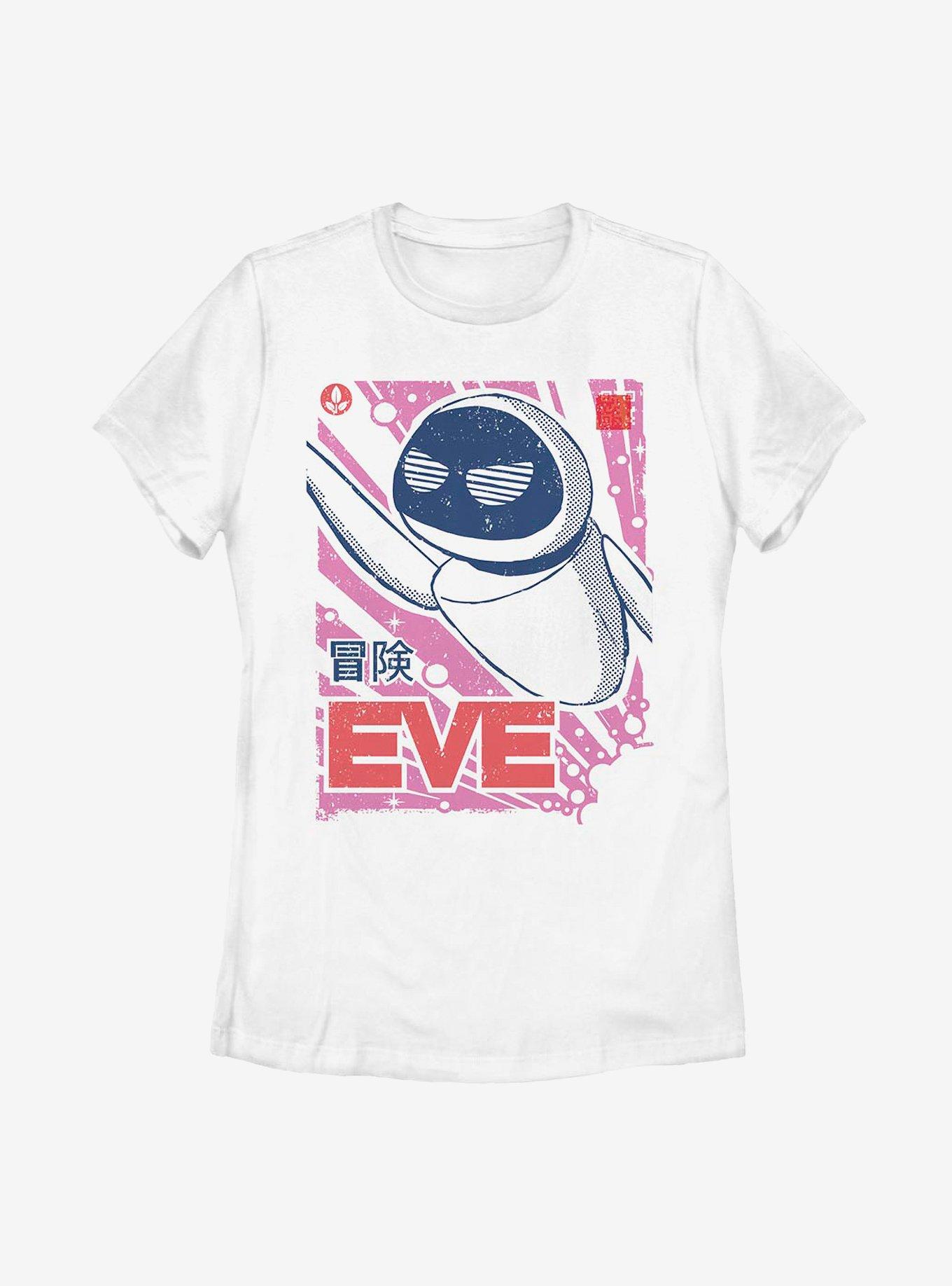 Disney Pixar WALL-E Eve Japanese Text Womens T-Shirt, , hi-res