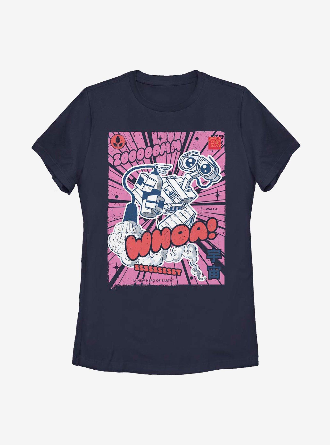 Disney Pixar Wall-E Japanese Text Womens T-Shirt, , hi-res