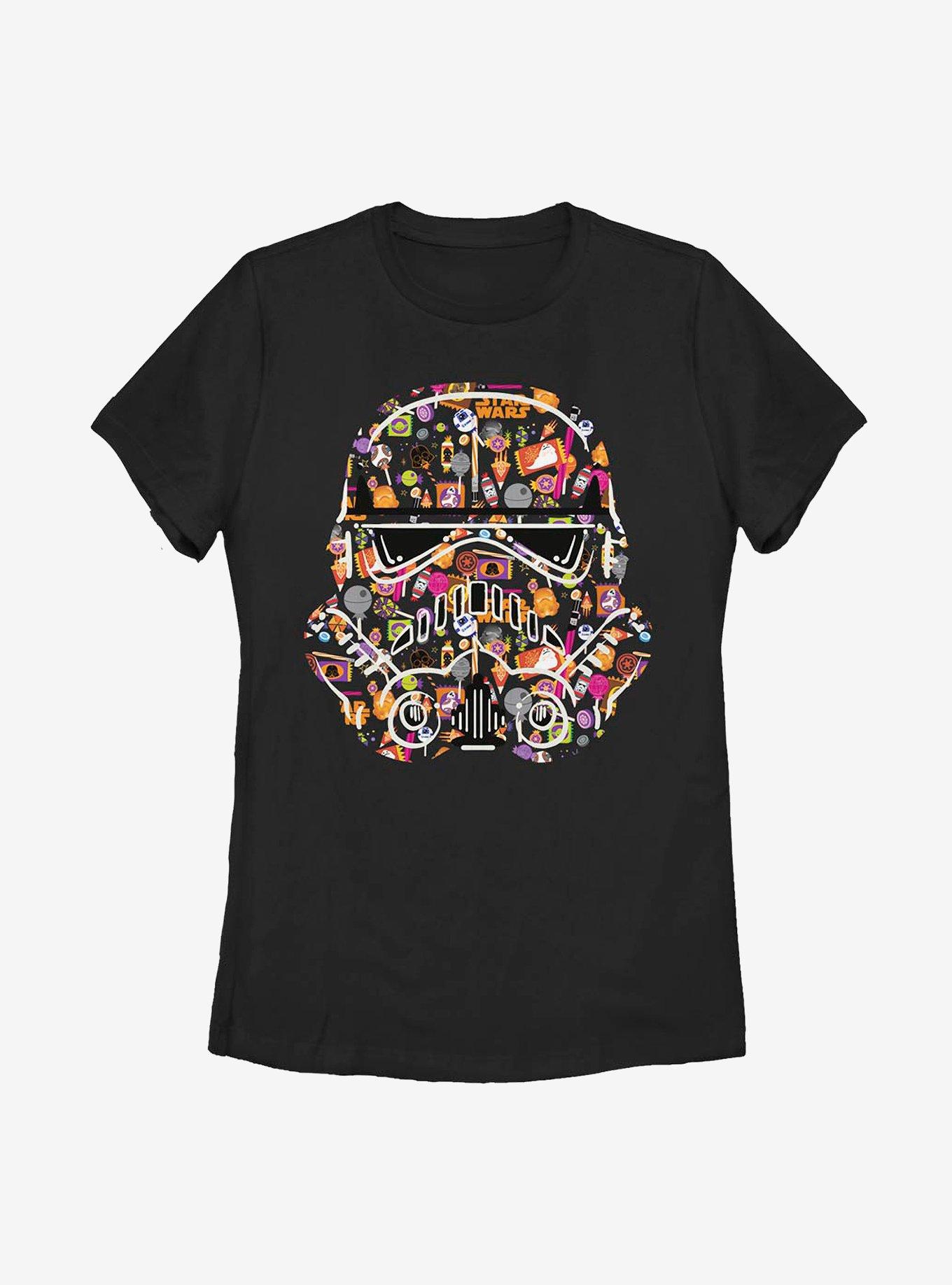 Star Wars Candy Trooper Face Womens T-Shirt, , hi-res