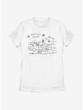 Home Alone Kevin'S Plan Womens T-Shirt, WHITE, hi-res