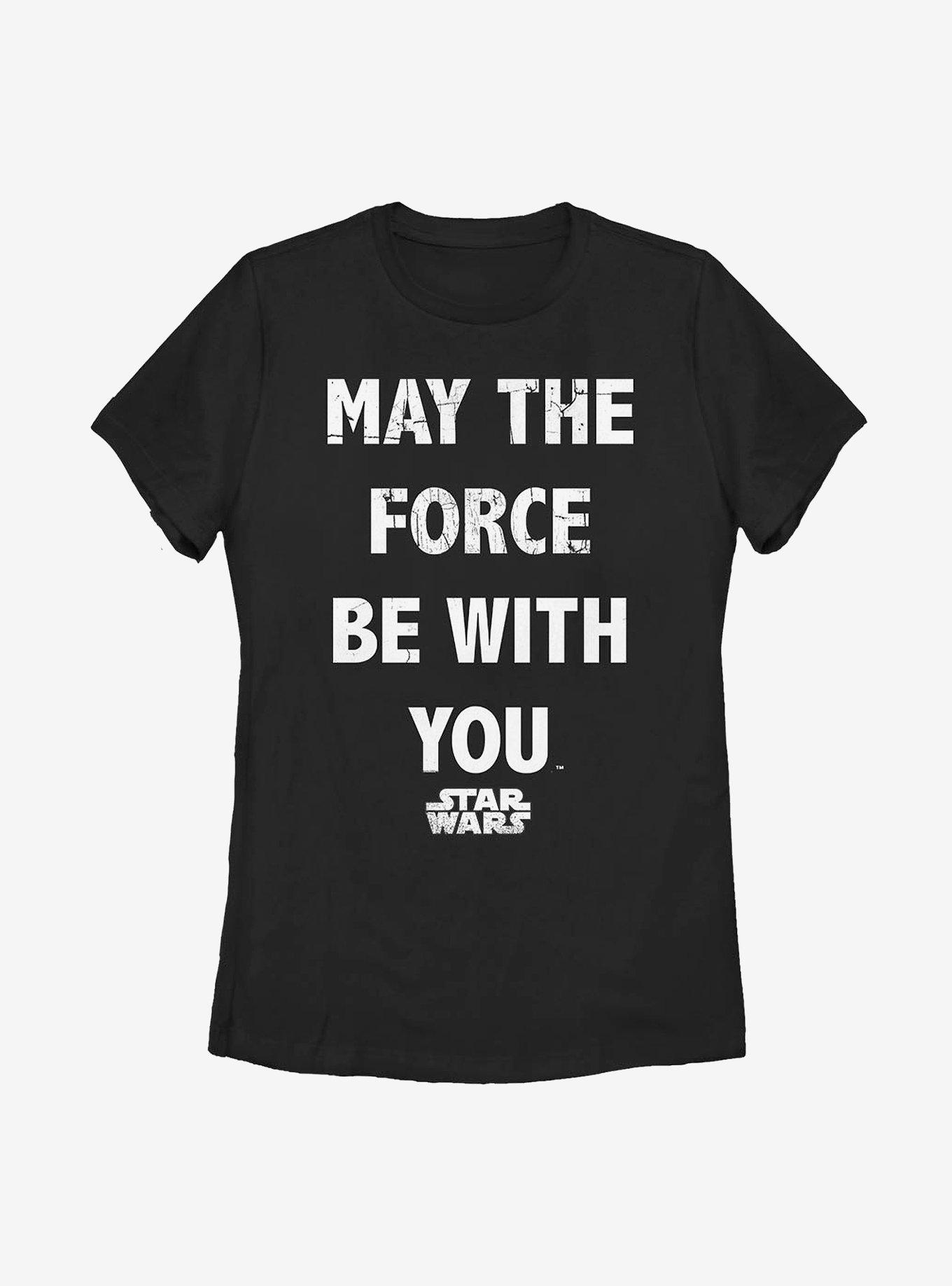 Star Wars Be With You Womens T-Shirt, BLACK, hi-res