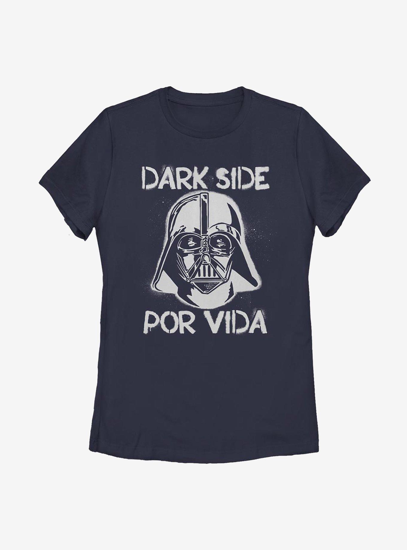 Star Wars Darkside Por Vida Womens T-Shirt, NAVY, hi-res