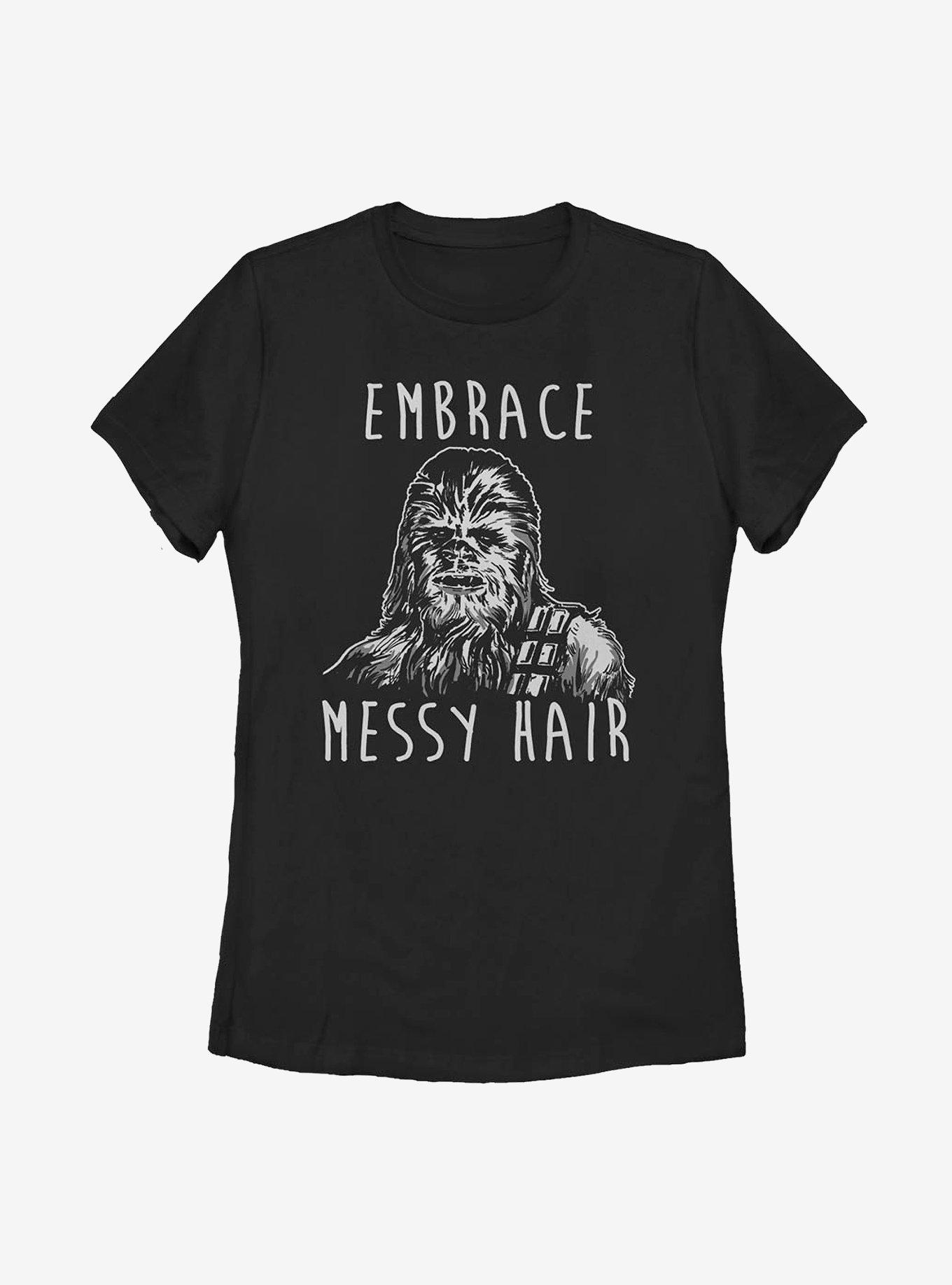 Star Wars Embrace Hair Womens T-Shirt, BLACK, hi-res