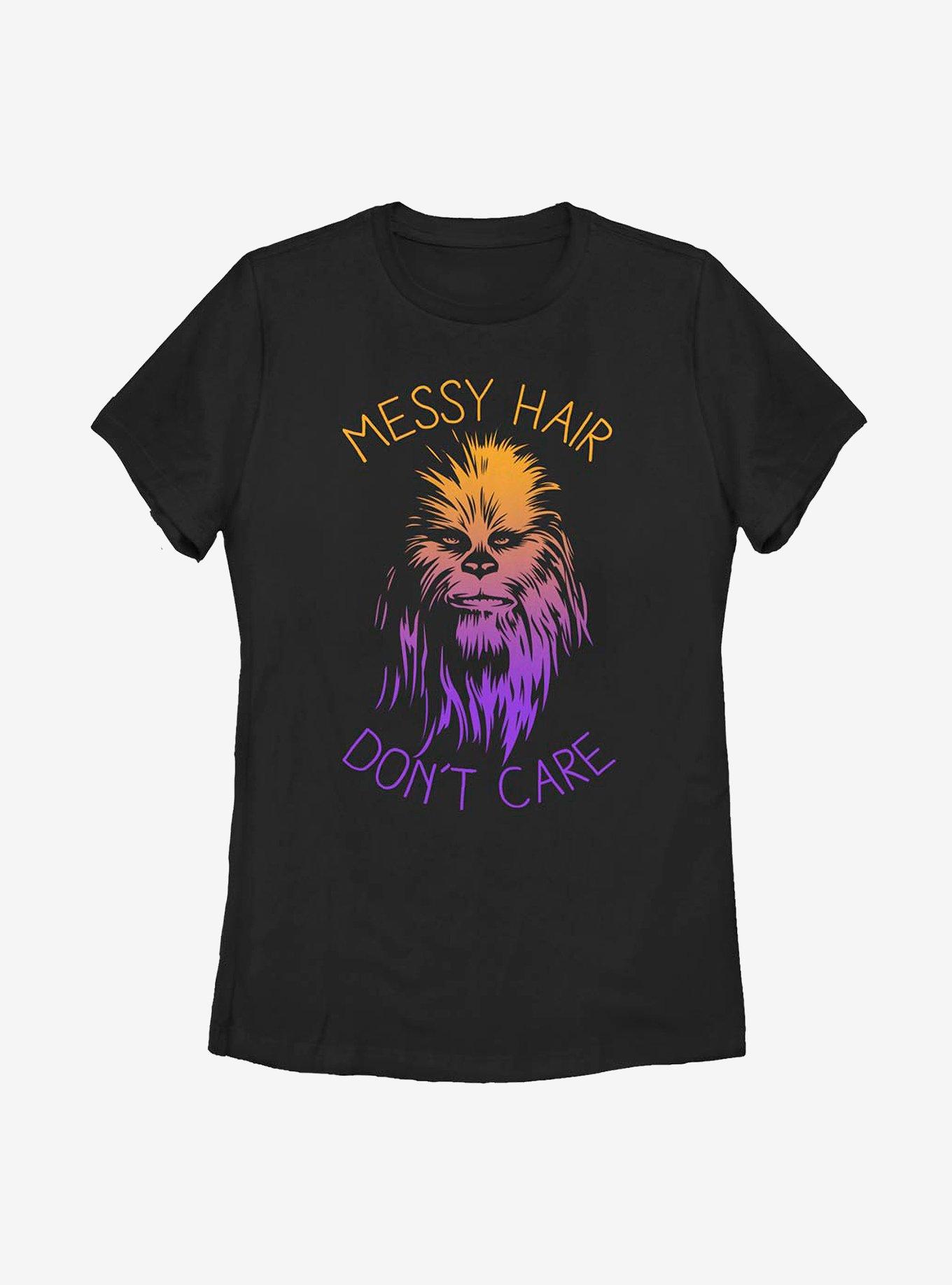 Star Wars Messy Hairs Womens T-Shirt, BLACK, hi-res