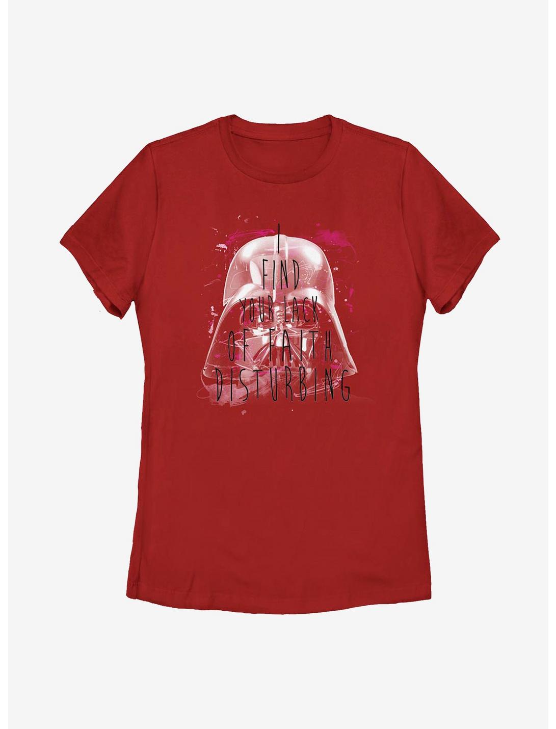 Star Wars Most Disturbing Womens T-Shirt, RED, hi-res