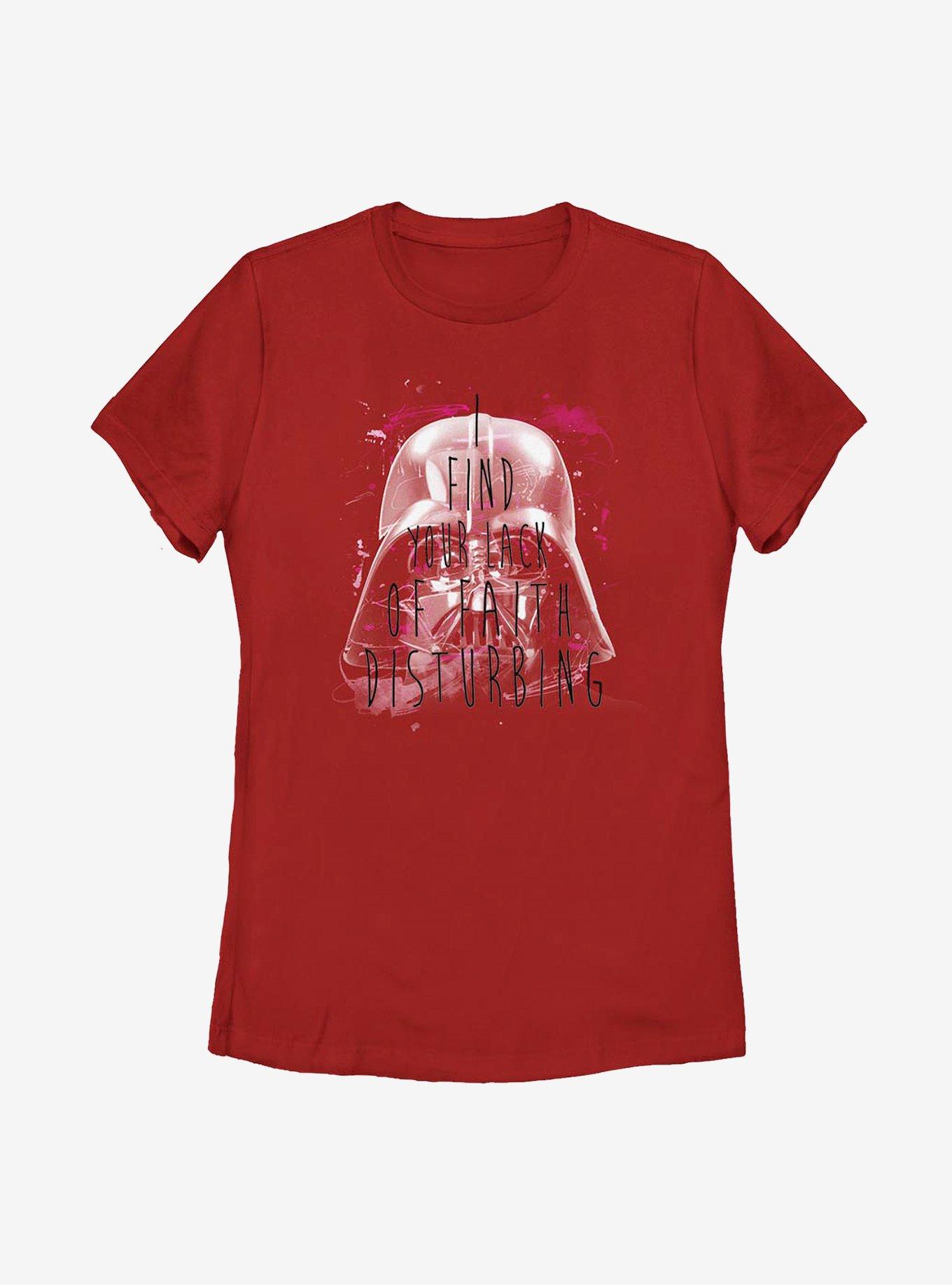Star Wars Most Disturbing Womens T-Shirt, RED, hi-res