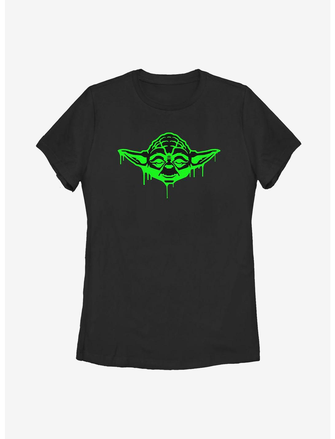 Star Wars Oozing Yoda Womens T-Shirt, BLACK, hi-res