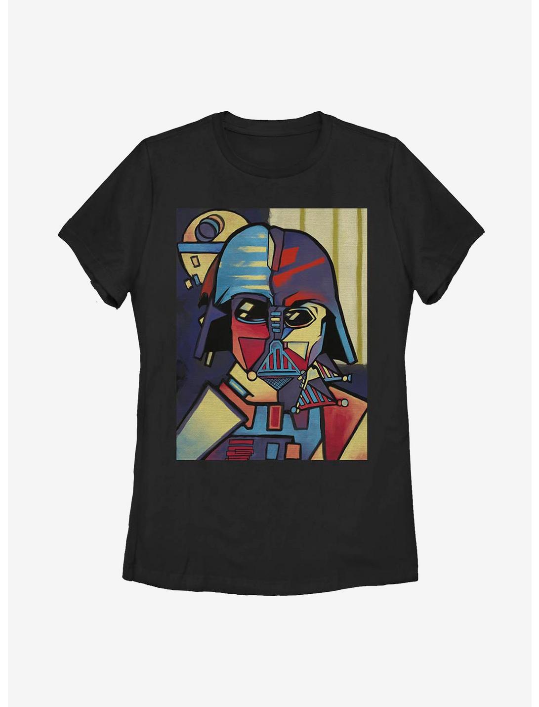 Star Wars Abstract Vader Womens T-Shirt, BLACK, hi-res