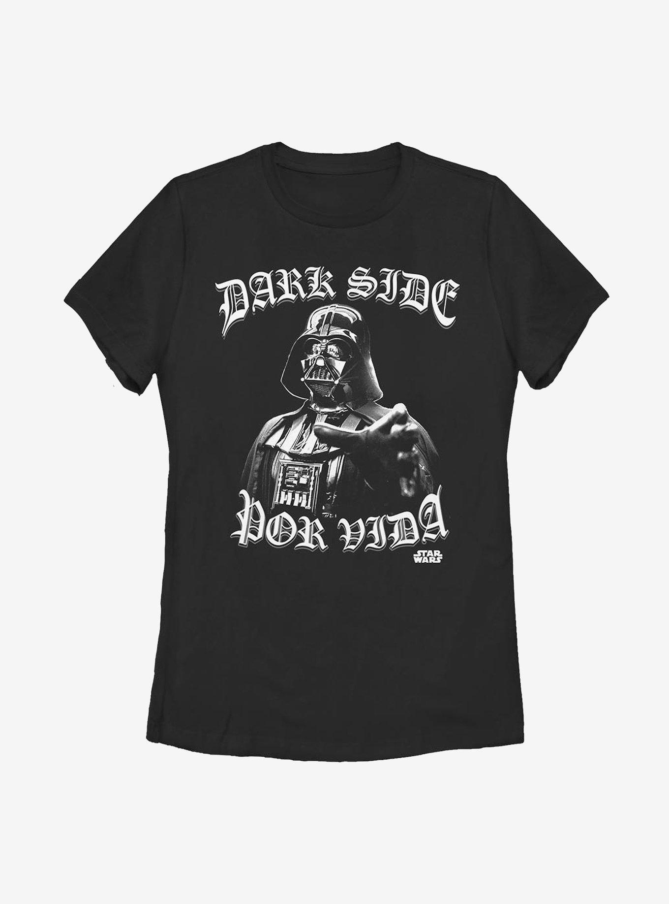 Star Wars Vader Dark Side Por Vida Womens T-Shirt, BLACK, hi-res