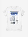 Star Wars R2-D2 Uniform Comp Womens T-Shirt, WHITE, hi-res