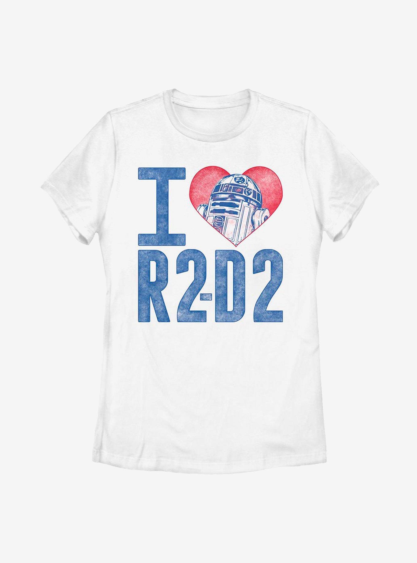 Star Wars R2D2 Love Womens T-Shirt, WHITE, hi-res