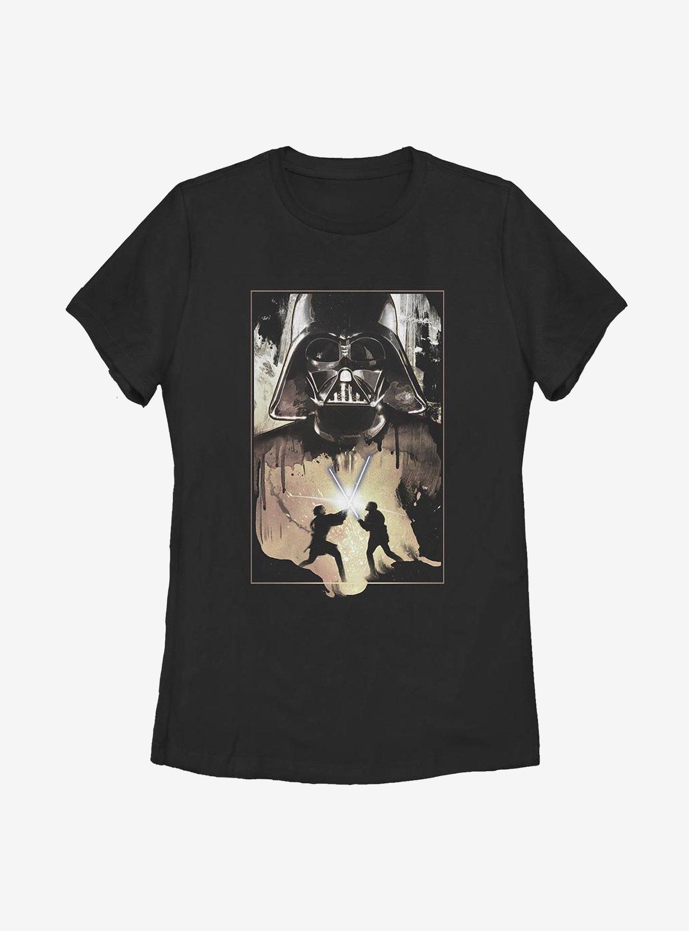 Star Wars Raw Battle Womens T-Shirt, BLACK, hi-res