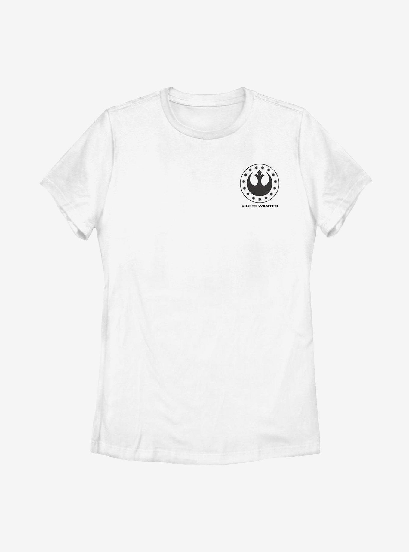 Star Wars Rebel Logo Womens T-Shirt, WHITE, hi-res
