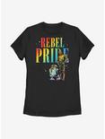 Star Wars Rebel Pride Womens T-Shirt, BLACK, hi-res