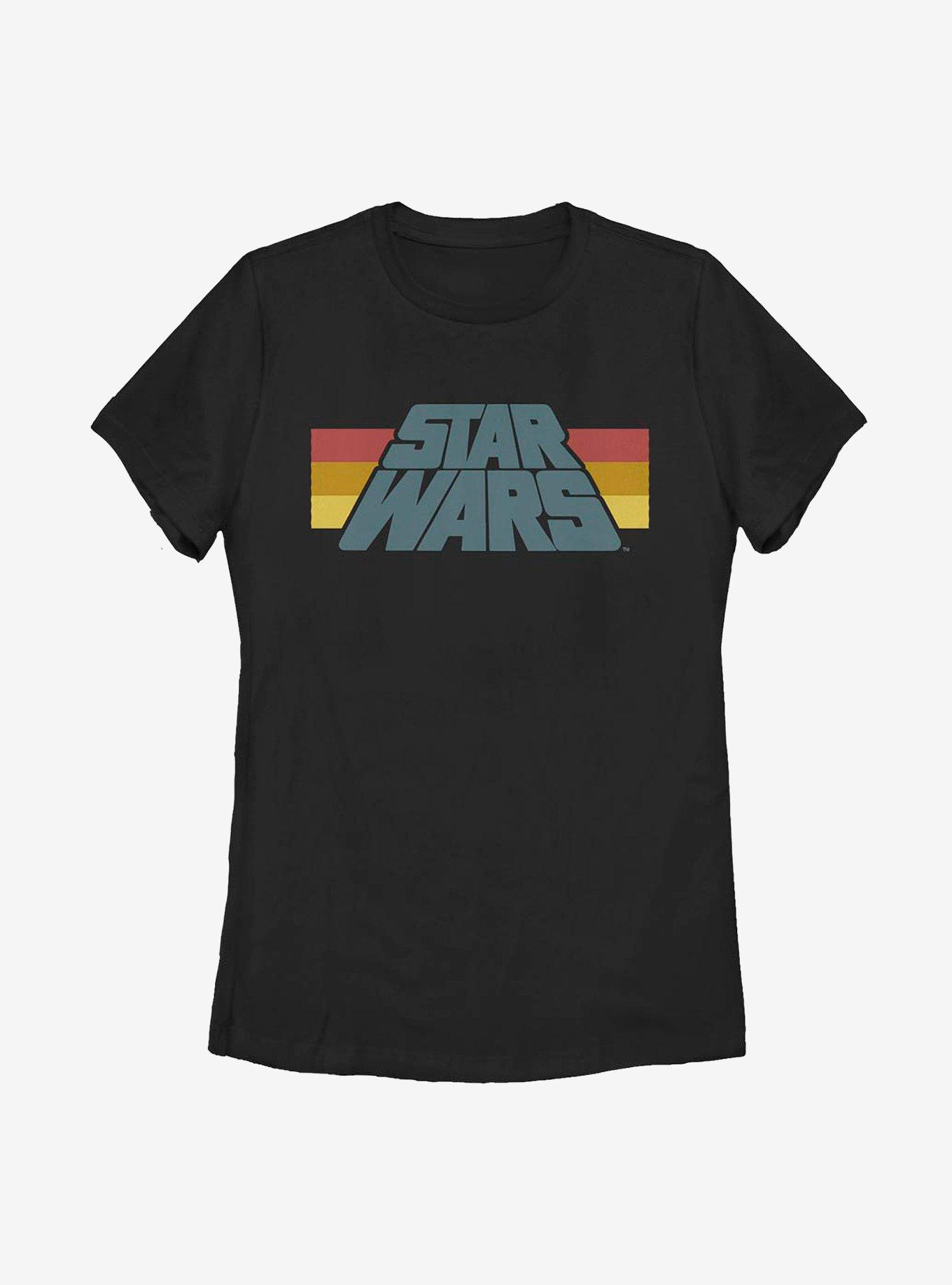Star Wars Slant Logo Stripe Womens T-Shirt, , hi-res