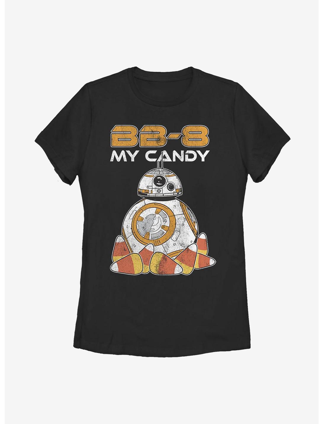 Star Wars Episode VII: The Force Awakens BB-8 Candy Womens T-Shirt, BLACK, hi-res