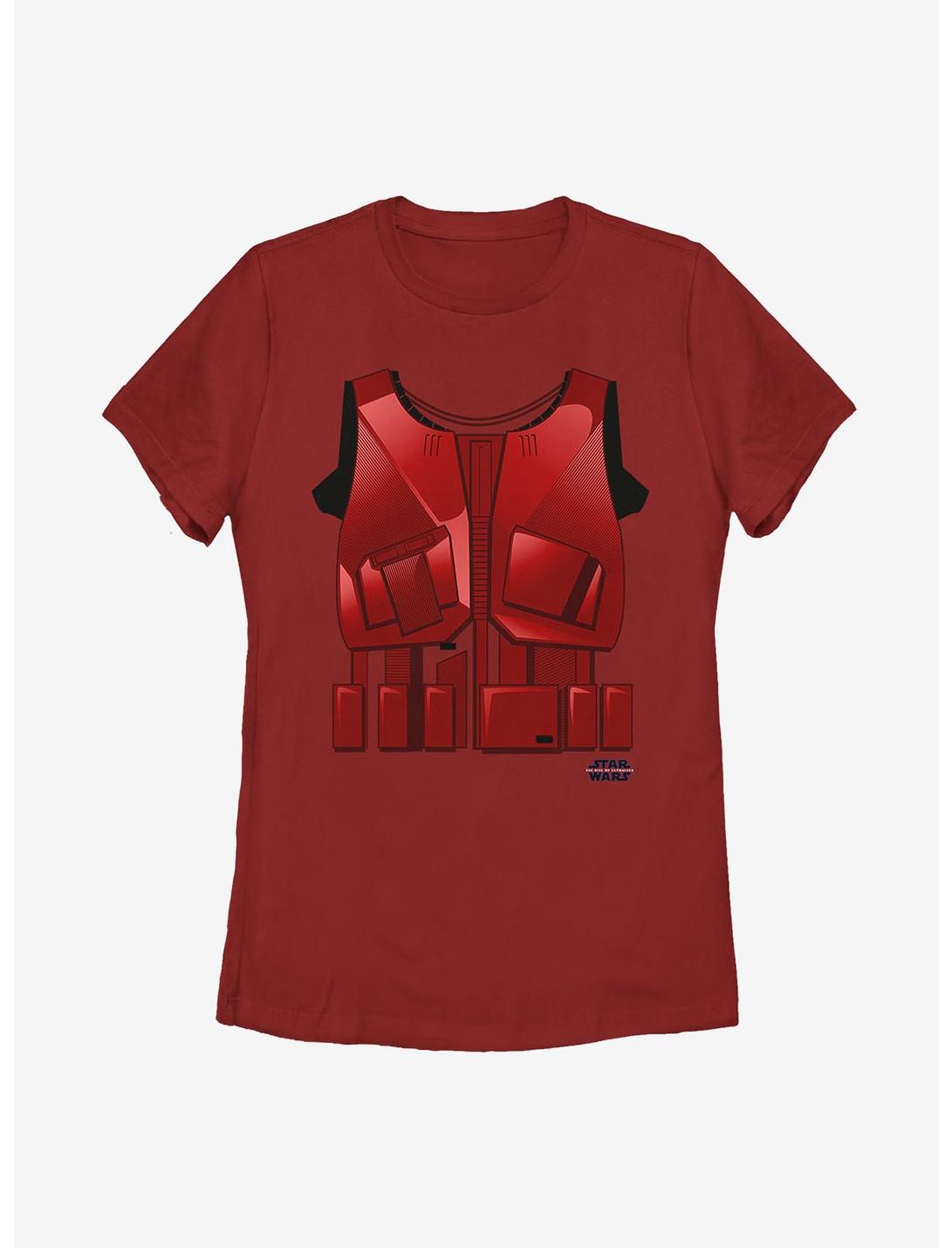 Star Wars Episode IX: The Rise Of Skywalker Highlight Custom Womens T-Shirt, RED, hi-res
