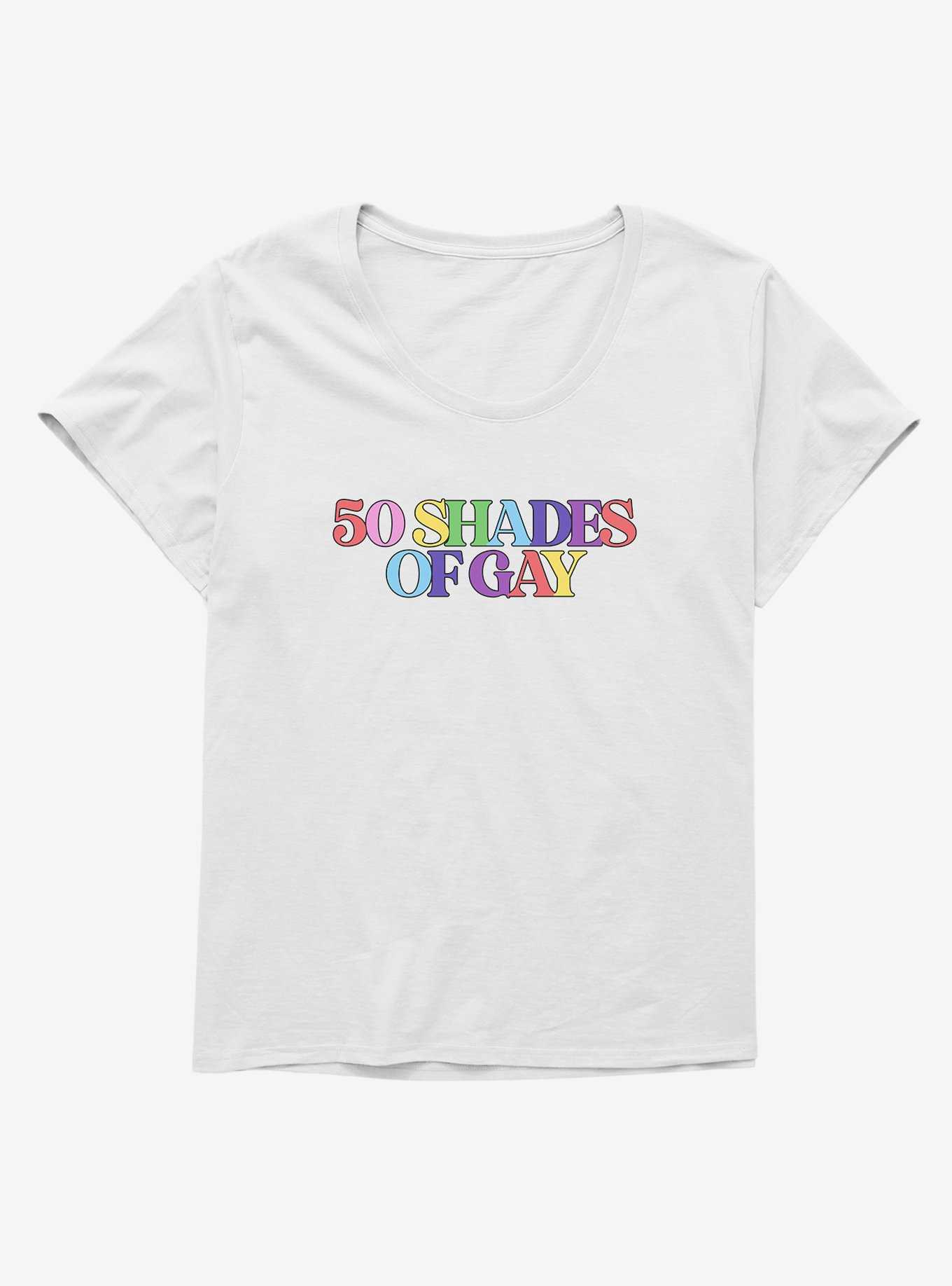 50 Shades Of Gay T-Shirt Plus Size, , hi-res