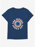 The Future Looks Gay T-Shirt Plus Size, NAVY, hi-res