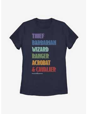 Dungeons & Dragons Class Stack Womens T-Shirt, , hi-res