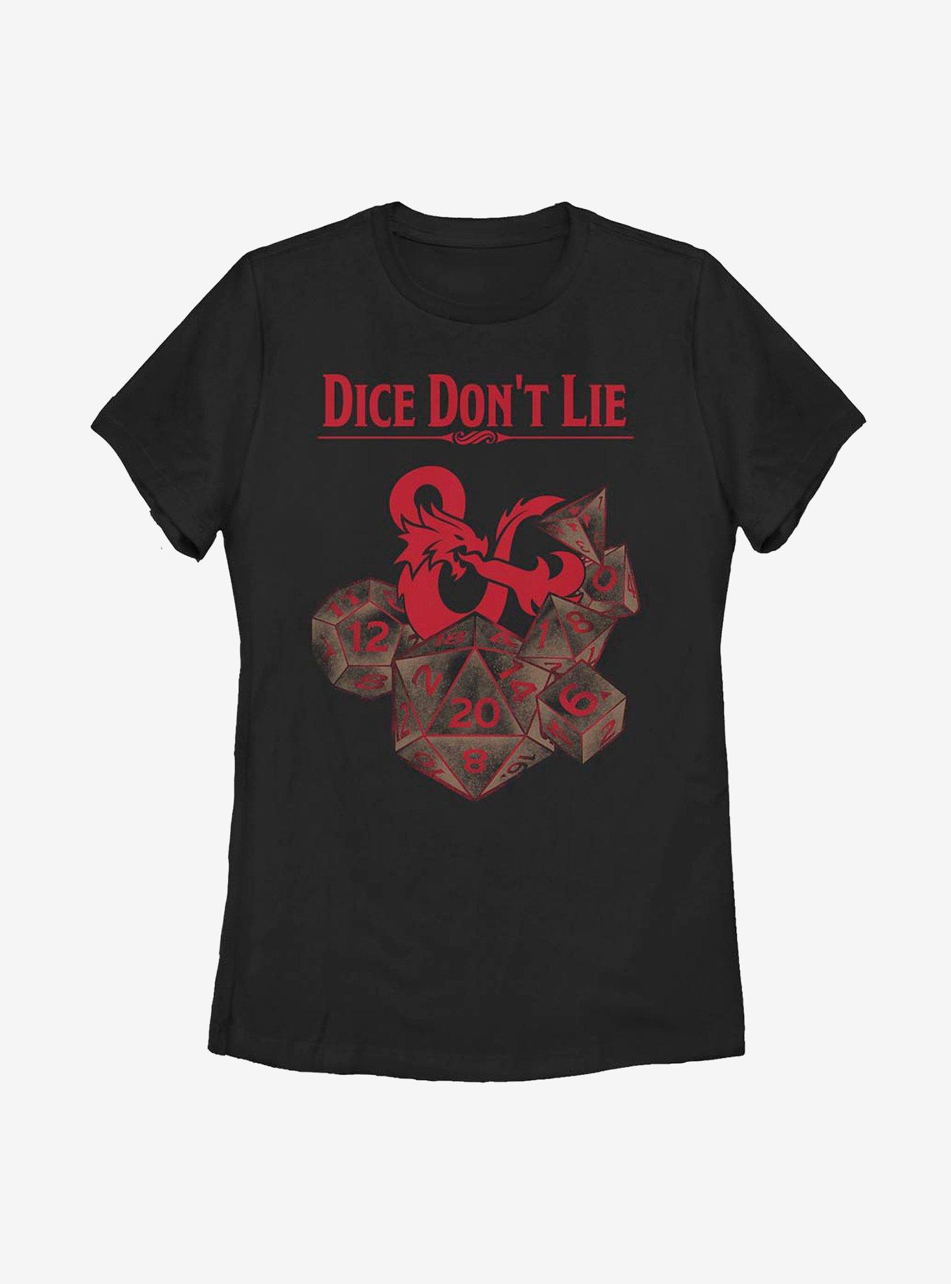 Dungeons & Dragons Dice Don'T Lie Womens T-Shirt, , hi-res