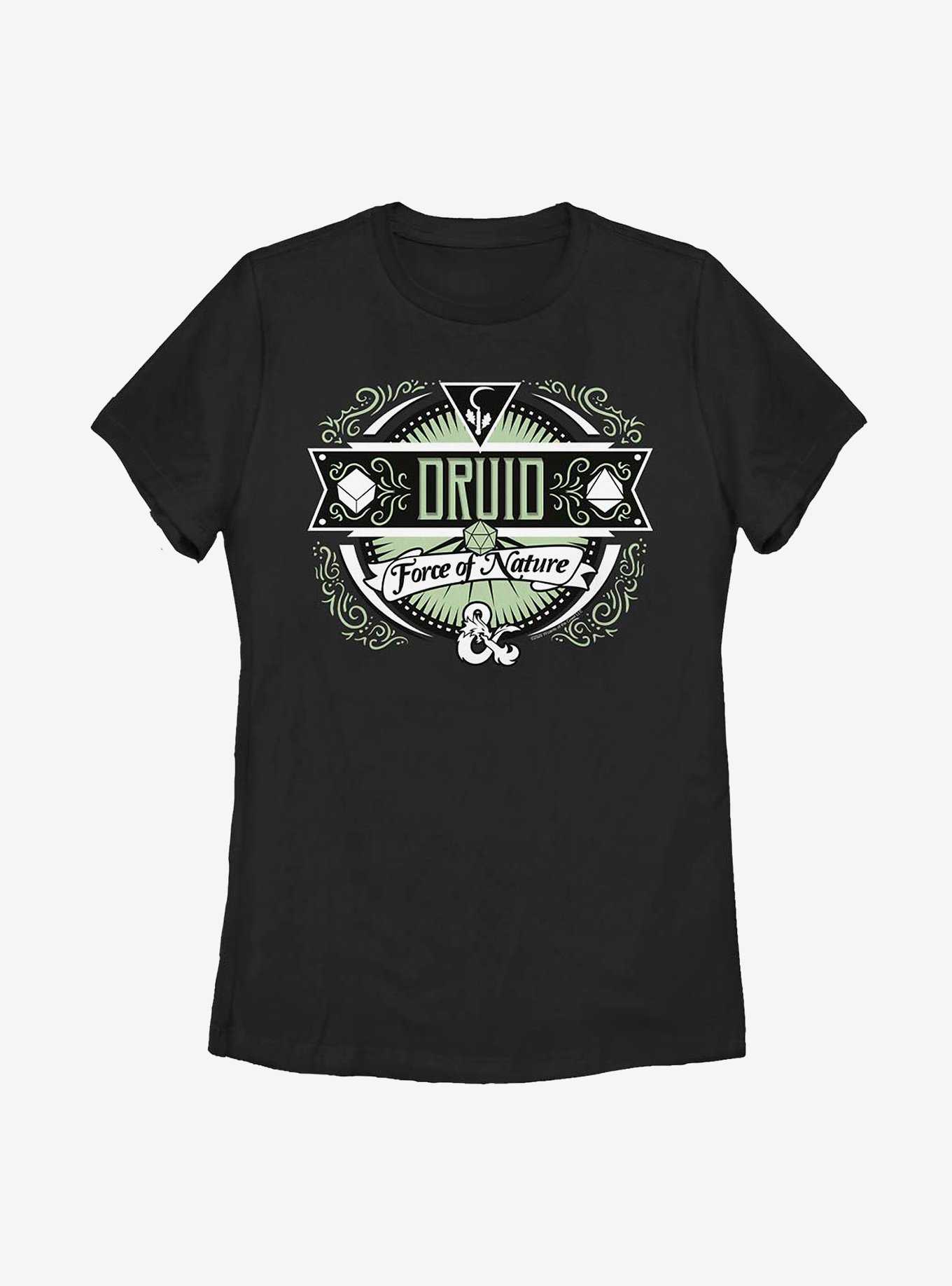 Dungeons & Dragons Druid Label Womens T-Shirt, , hi-res