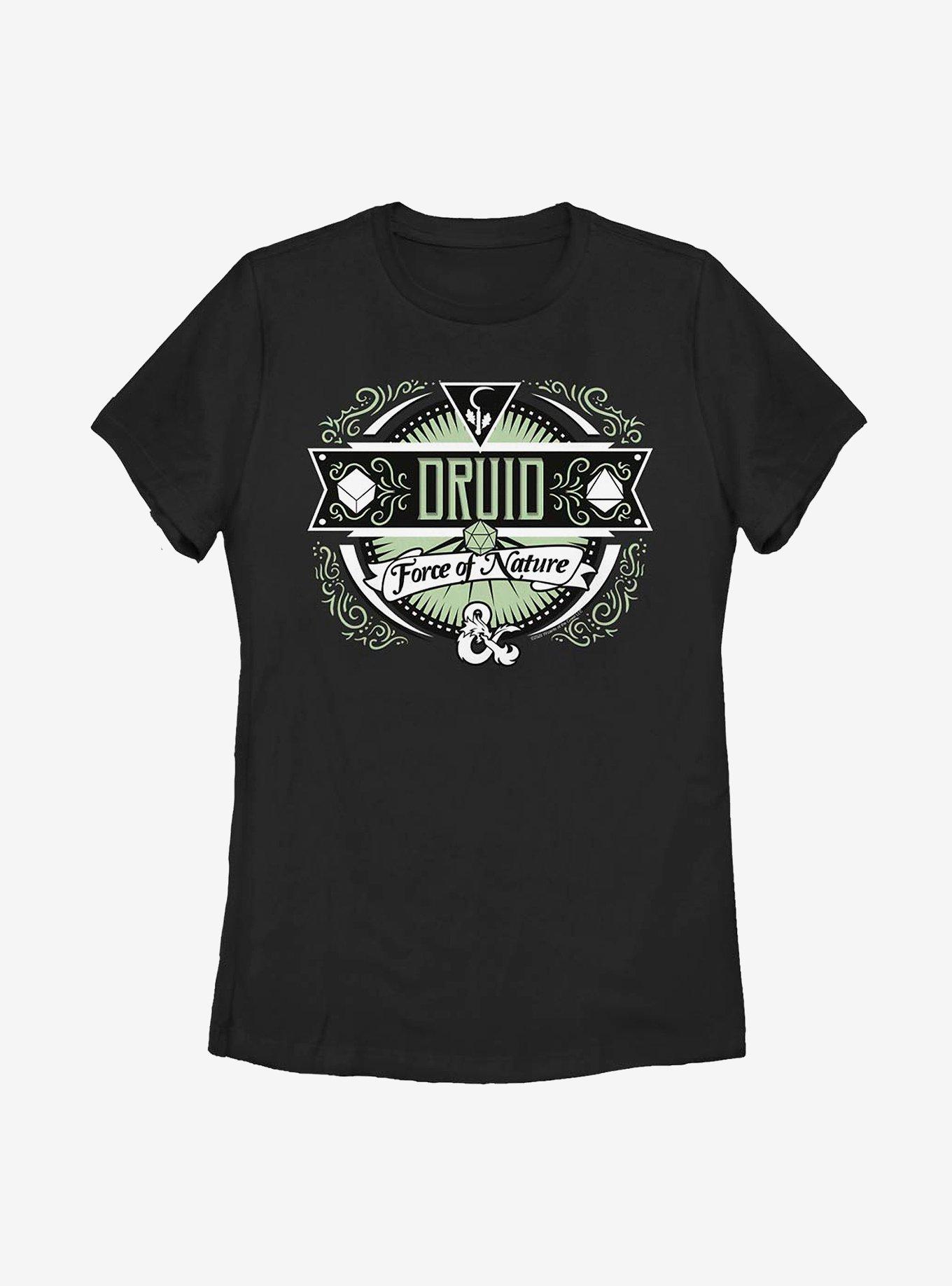 Dungeons & Dragons Druid Label Womens T-Shirt, , hi-res