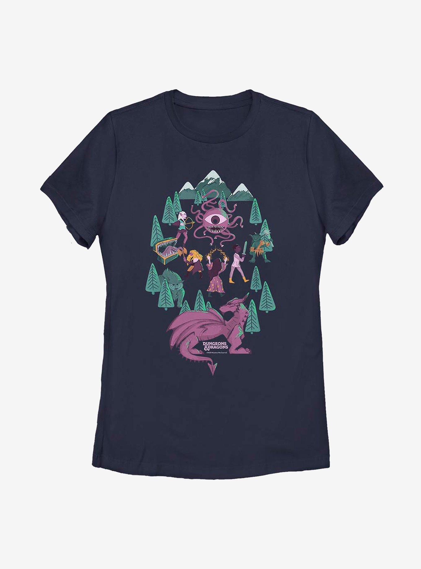 Dungeons & Dragons Fantasy Adventure Crew Womens T-Shirt, , hi-res