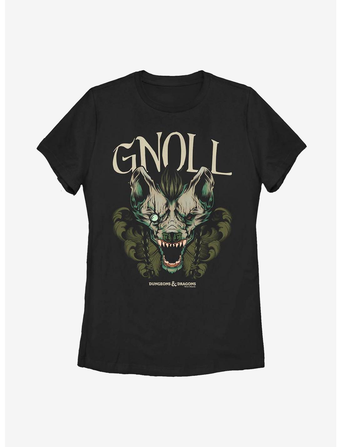 Dungeons & Dragons Gnoll Monster Icon Womens T-Shirt, BLACK, hi-res