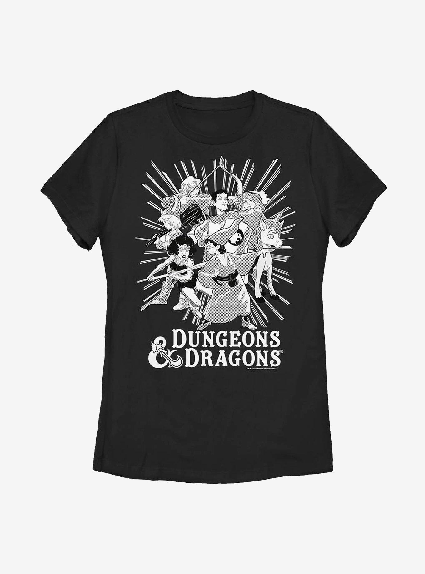 Dungeons & Dragons Group Ray Womens T-Shirt, , hi-res