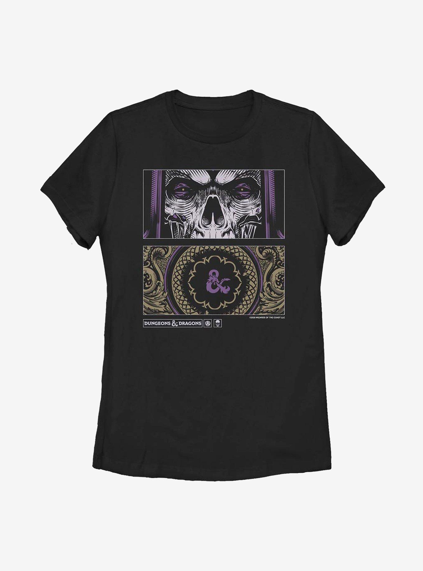 Dungeons & Dragons Lich Panel Womens T-Shirt, BLACK, hi-res