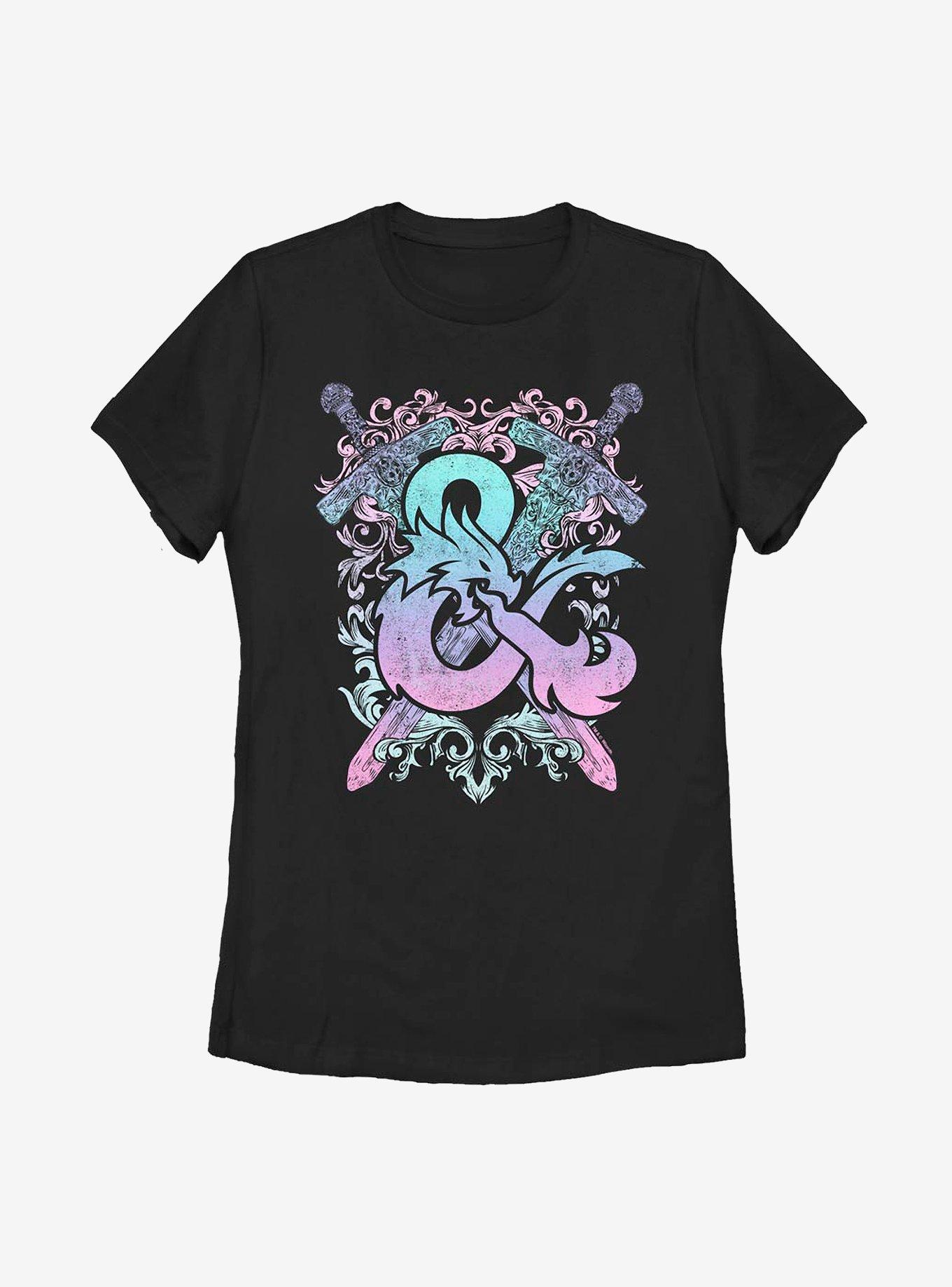 Dungeons amp Dragons Pastel Playable Womens TShirt