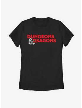 Dungeons & Dragons Rendered Logo Womens T-Shirt, , hi-res