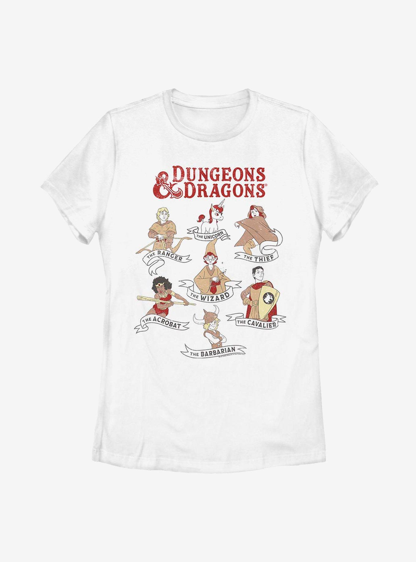 Dungeons & Dragons Textbook Players Womens T-Shirt, WHITE, hi-res
